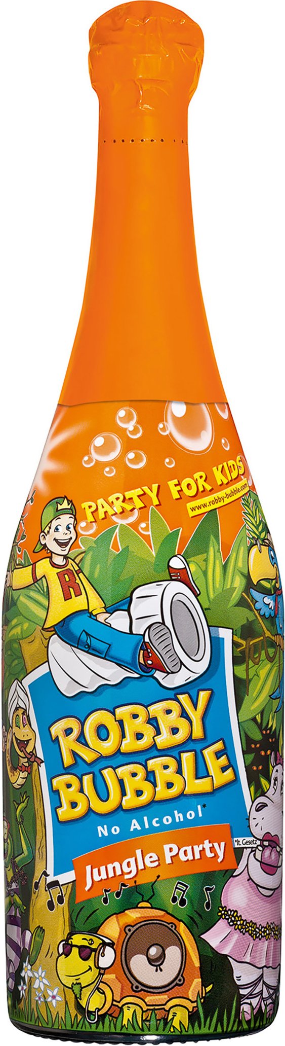 Robby Bubble Jungle Party, schäumend