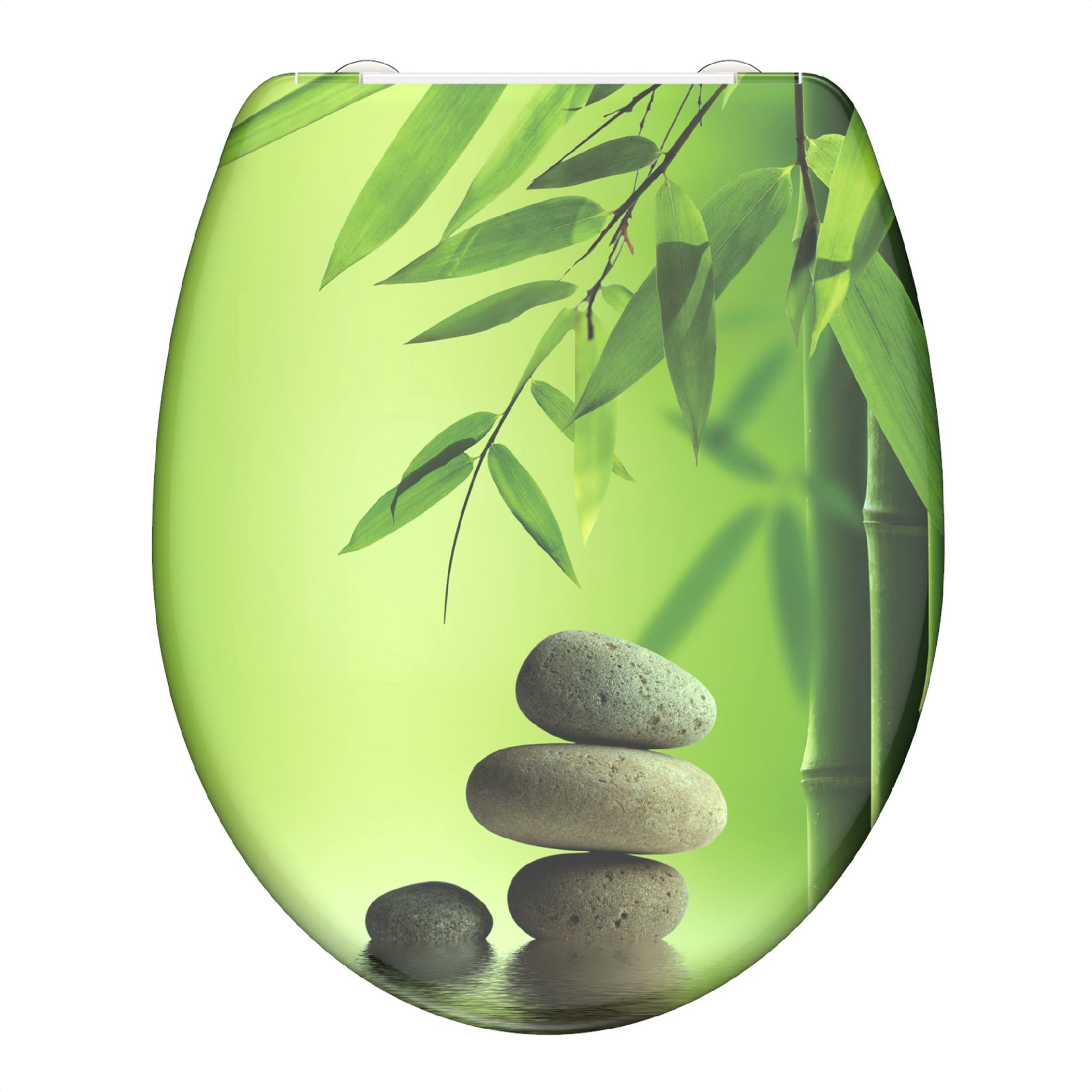 Schütte WC Sitz Duroplast mit Abs, Green Garden (Green Garden)