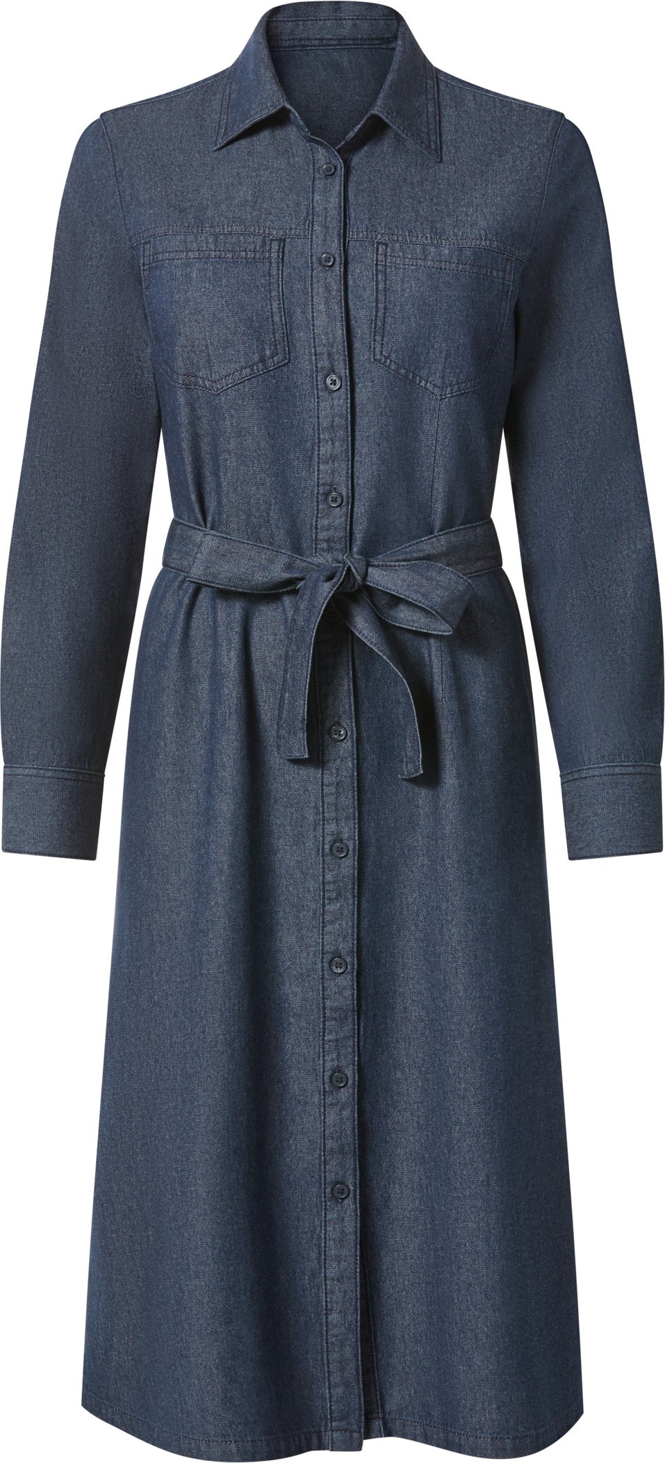 esmara® Damen Jeanskleid (Dunkelblau, 36)