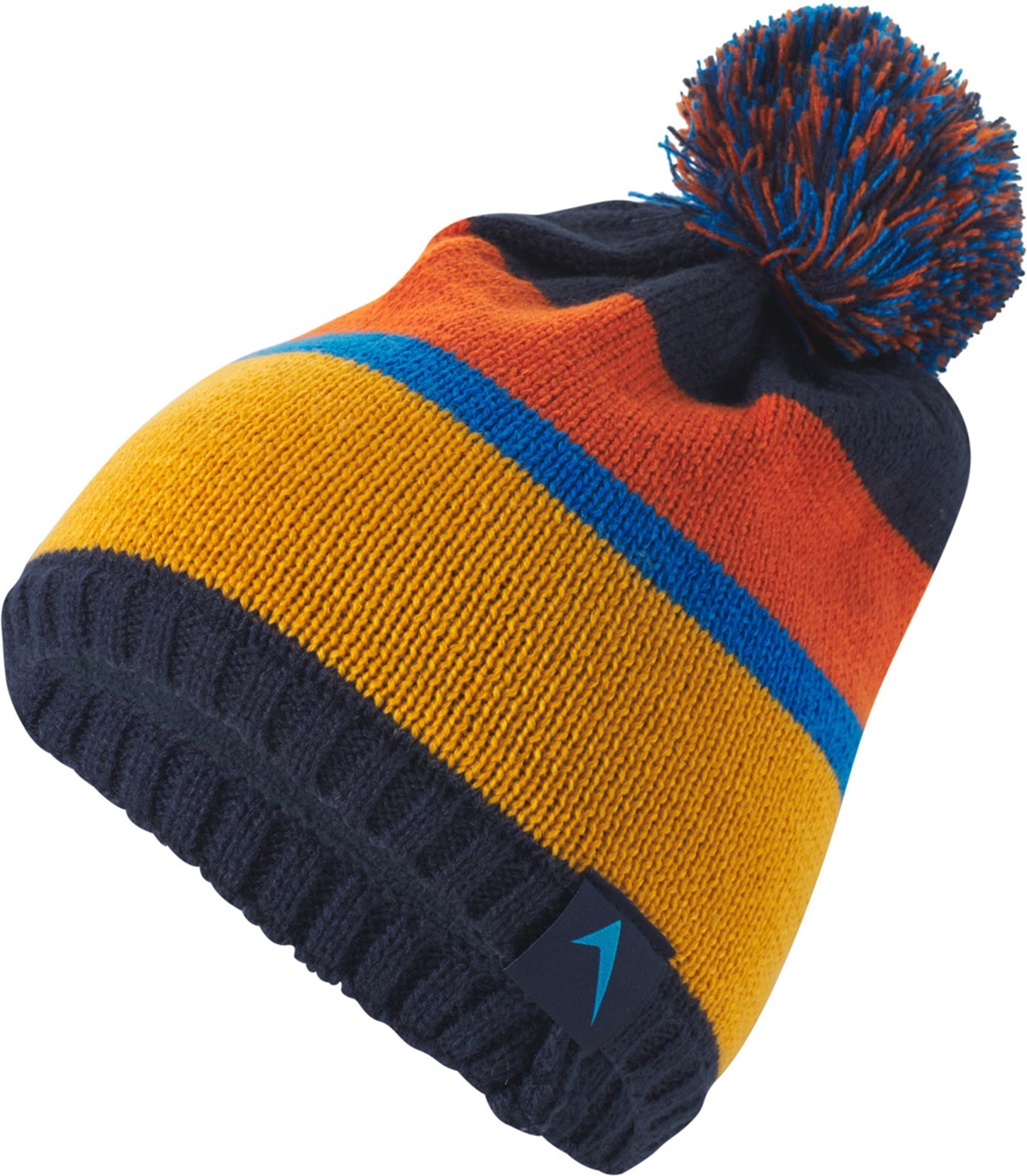 CRIVIT Kinder Mütze Strick Sport (152/164, orange/blau)