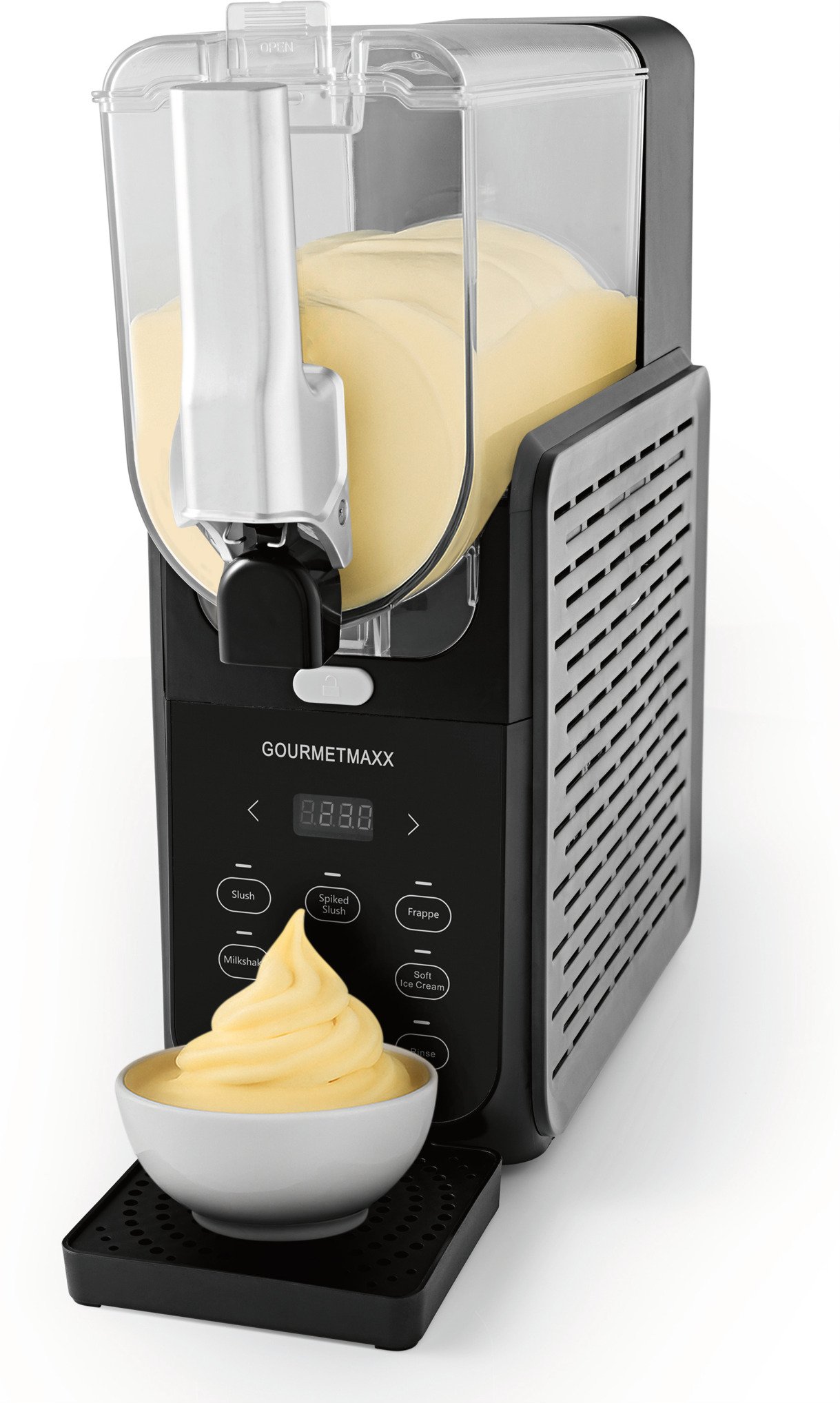 GOURMETmaxx Slushy Ice Maker 200W schwarz/grau