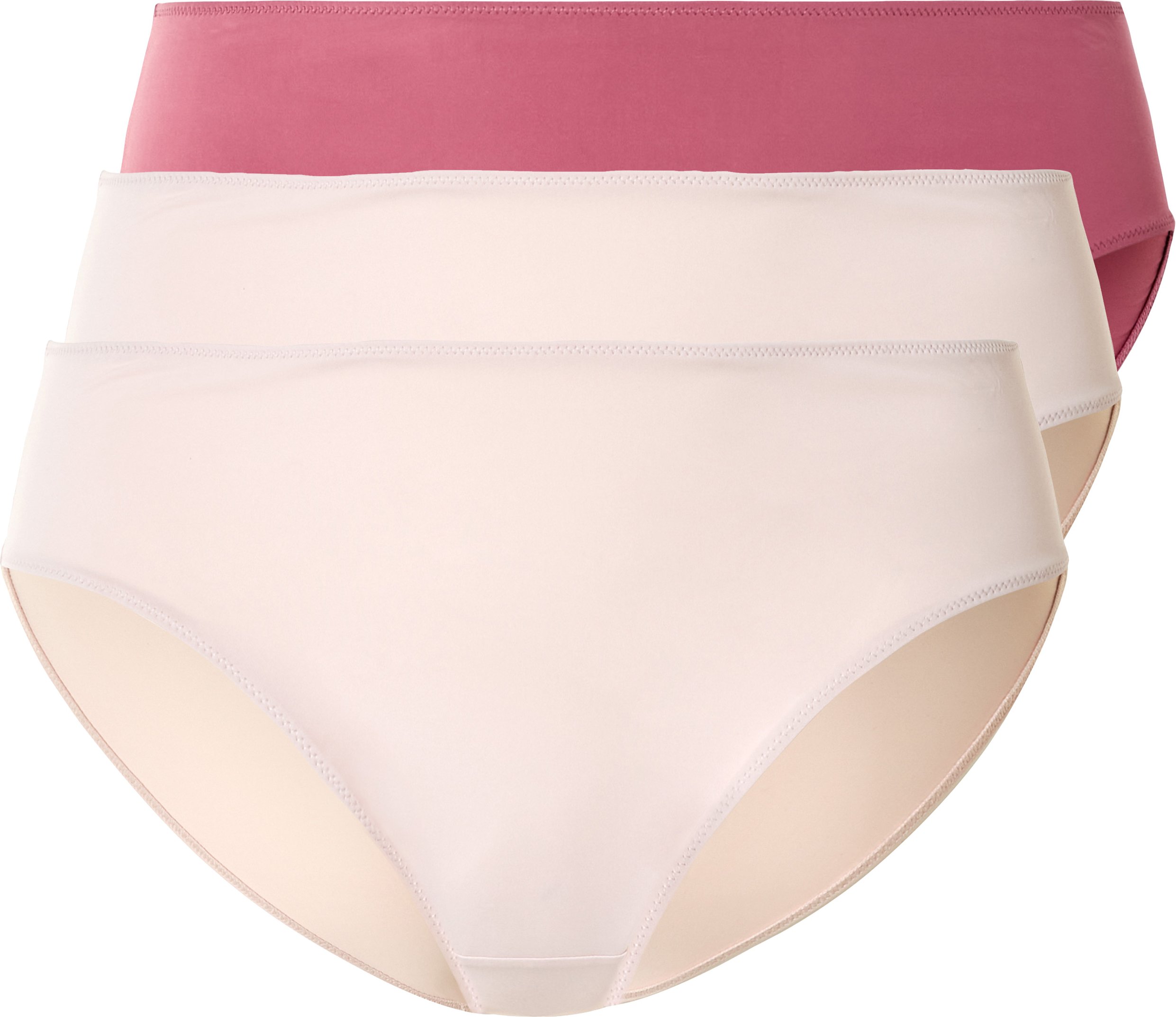 esmara® 3 Paar Damen Slips (XL (48/50), beere/rosa)