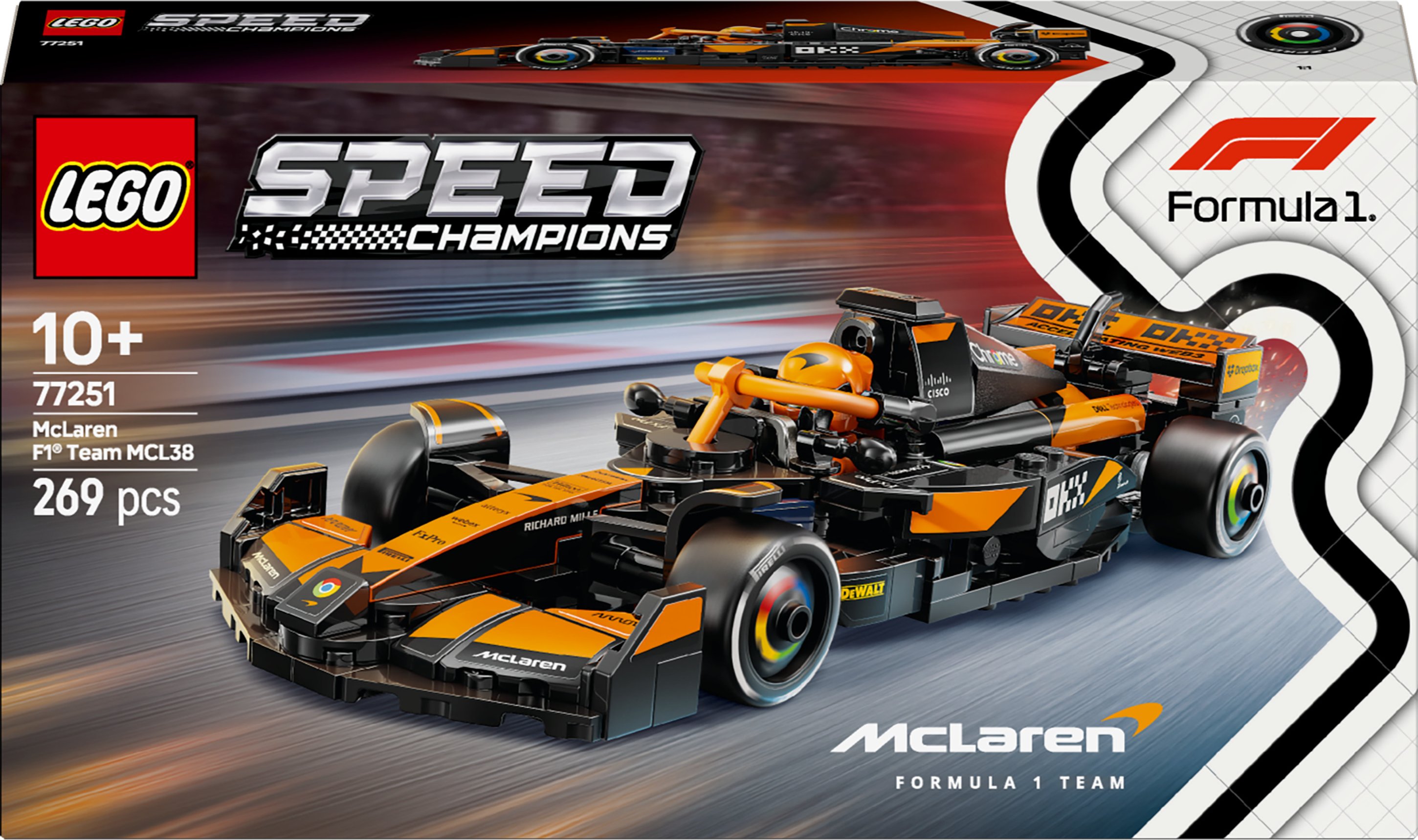 LEGO® Speed Champions 77251 McLaren F1® Team MCL38 Rennauto