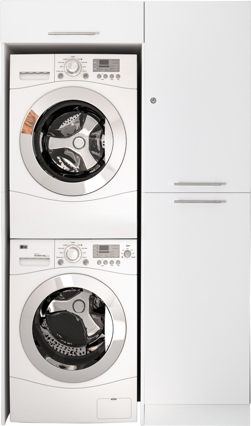 Respekta Hauswirtschaftsraum Konzept Sets (Hochschr., Waschmaschinenschr., 117,4 cm)