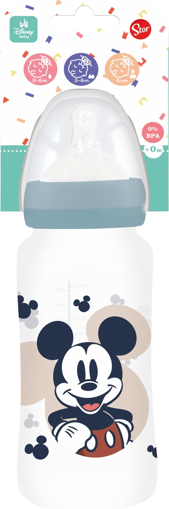 Baby Silikon/PP Geschirr-Set (Flasche Mickey)