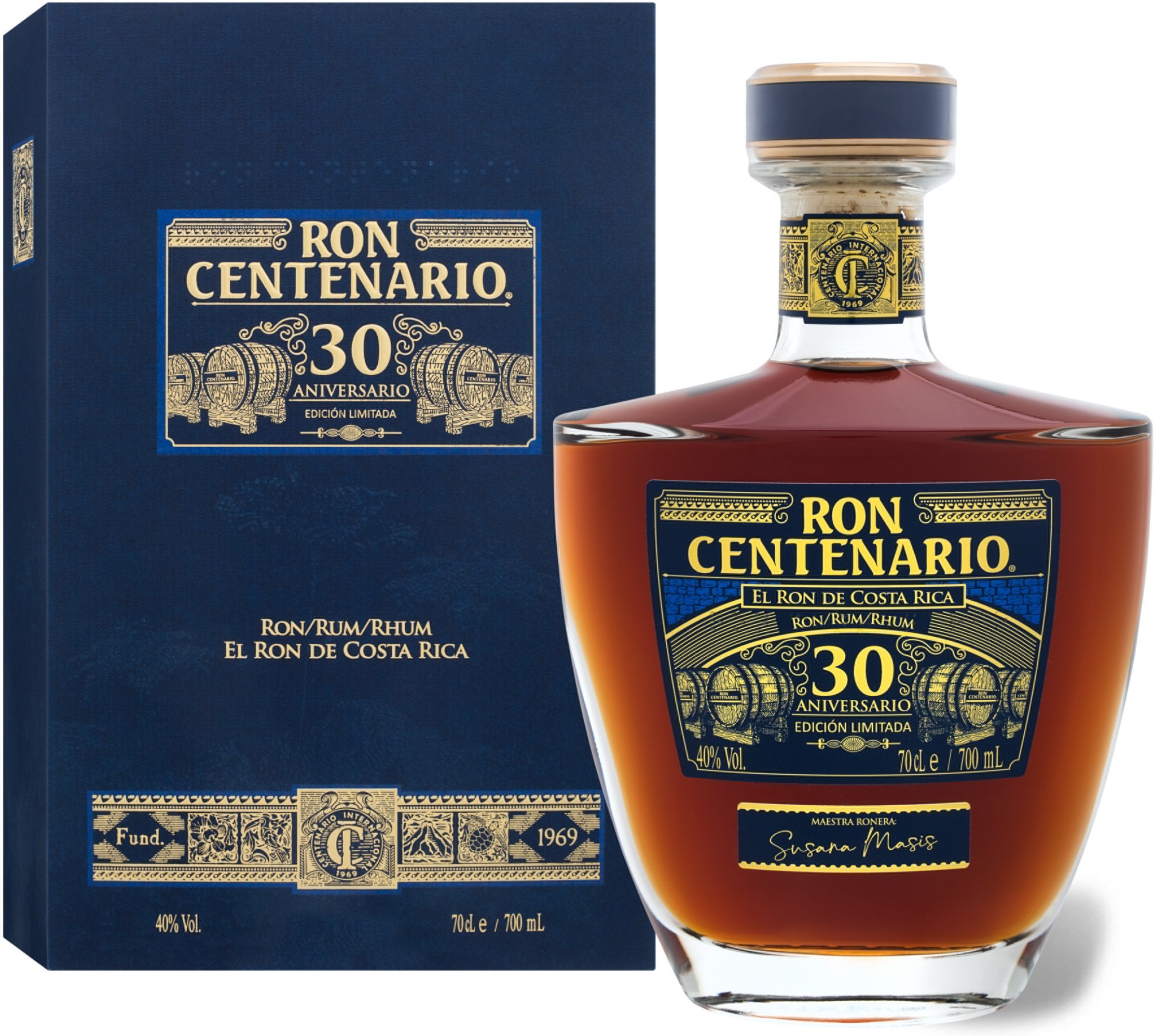 Ron Centenario 30 Aniversario Edición Limitada Rum mit Geschenkbox 40% Vol