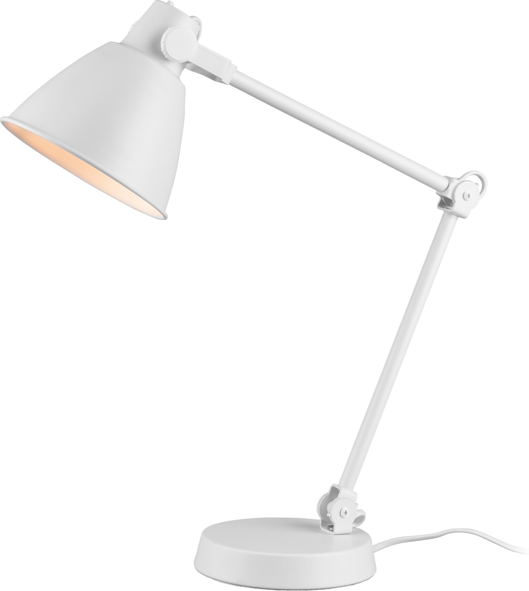 LIVARNO home Tischleuchte 1flammig (Weiß)""