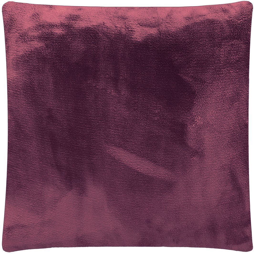 Gözze Premium Cashmere-Feeling Dekokissen 50 x 50 cm (Beere)
