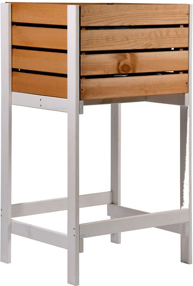 dobar Hochbeet Obstkiste, 49x42x90 cm (Braun)