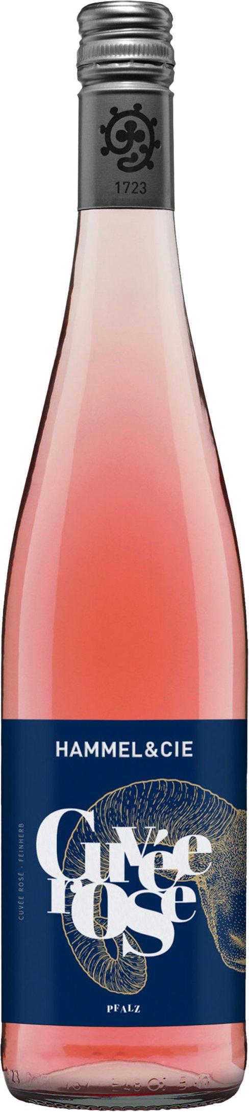 Hammel Cuvée Rosé Pfalz QbA feinherb, Roséwein 2024