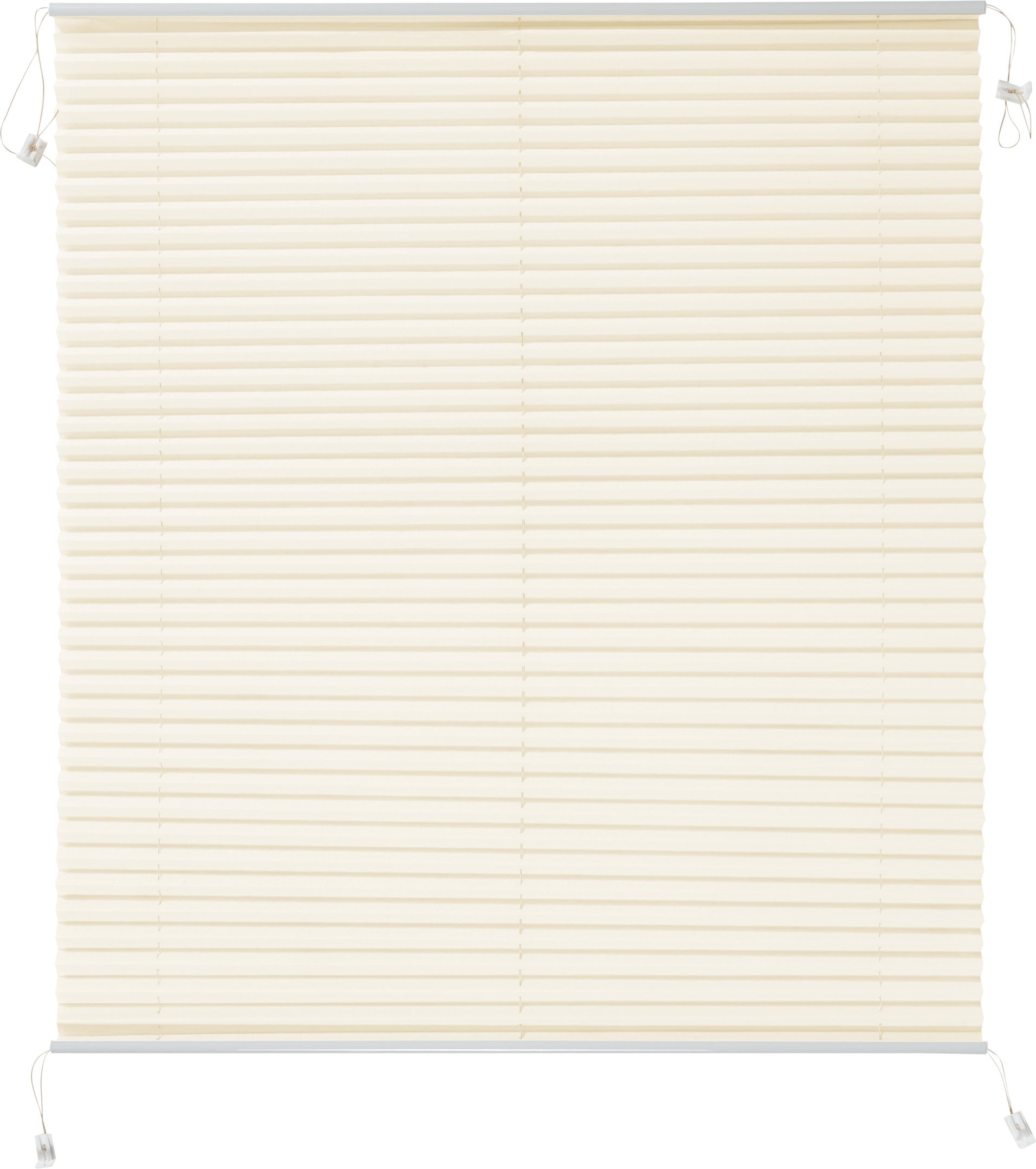 LIVARNO home Plissee Rollo für Fenster 90 x 130 cm (Creme)