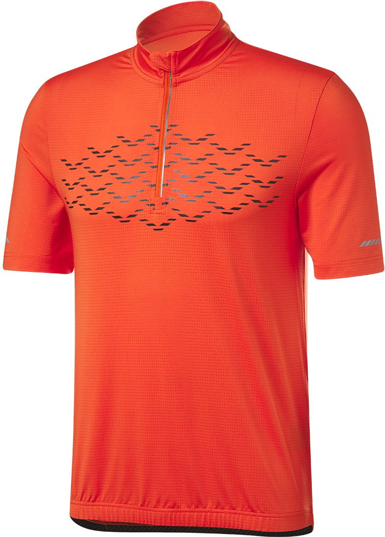 CRIVIT Herren Funktionstrikot kurzarm Fahrrad (S(44/46), orange)