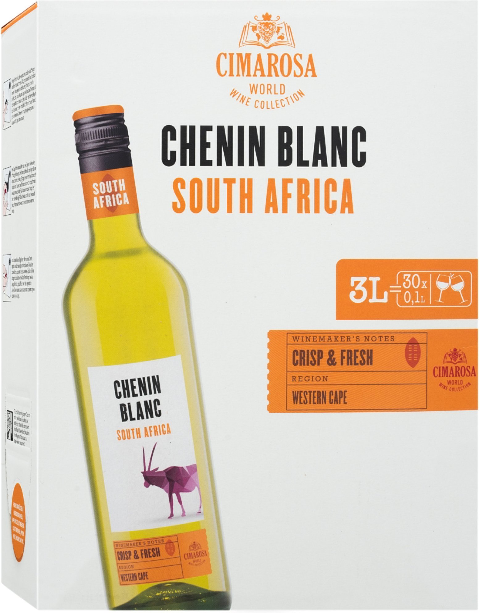 Thumbnail - CIMAROSA Chenin Blanc Western Cape 3-l-Bag-in-Box trocken, Weißwein 2024