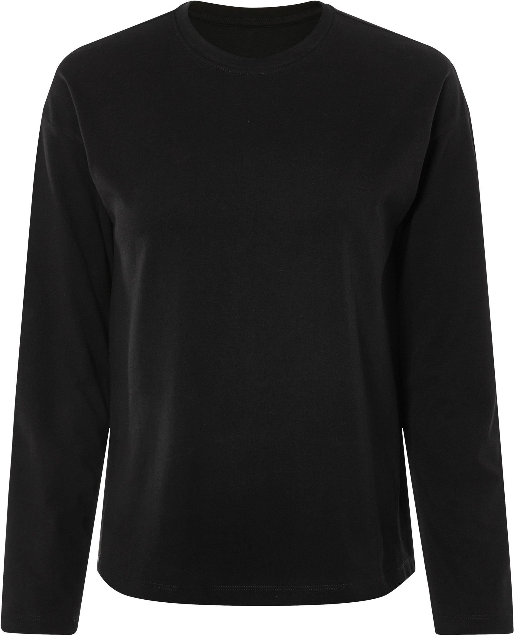 esmara® Damen Shirt Langarm (Schwarz, XS(32/34))