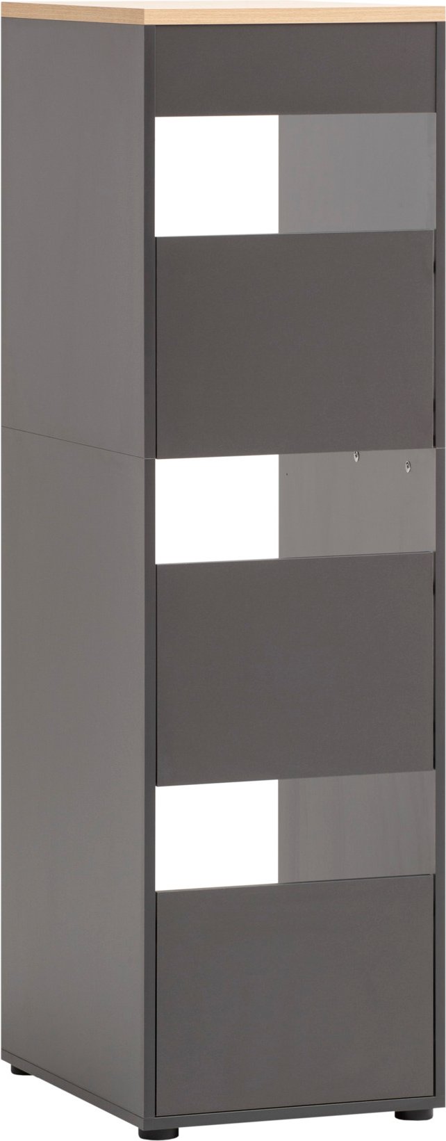 Schildmeyer Mehrzweckschrank Solea Wäscheschacht (3x Wäscheschacht, Höhe 154cm, Anthrazit)""