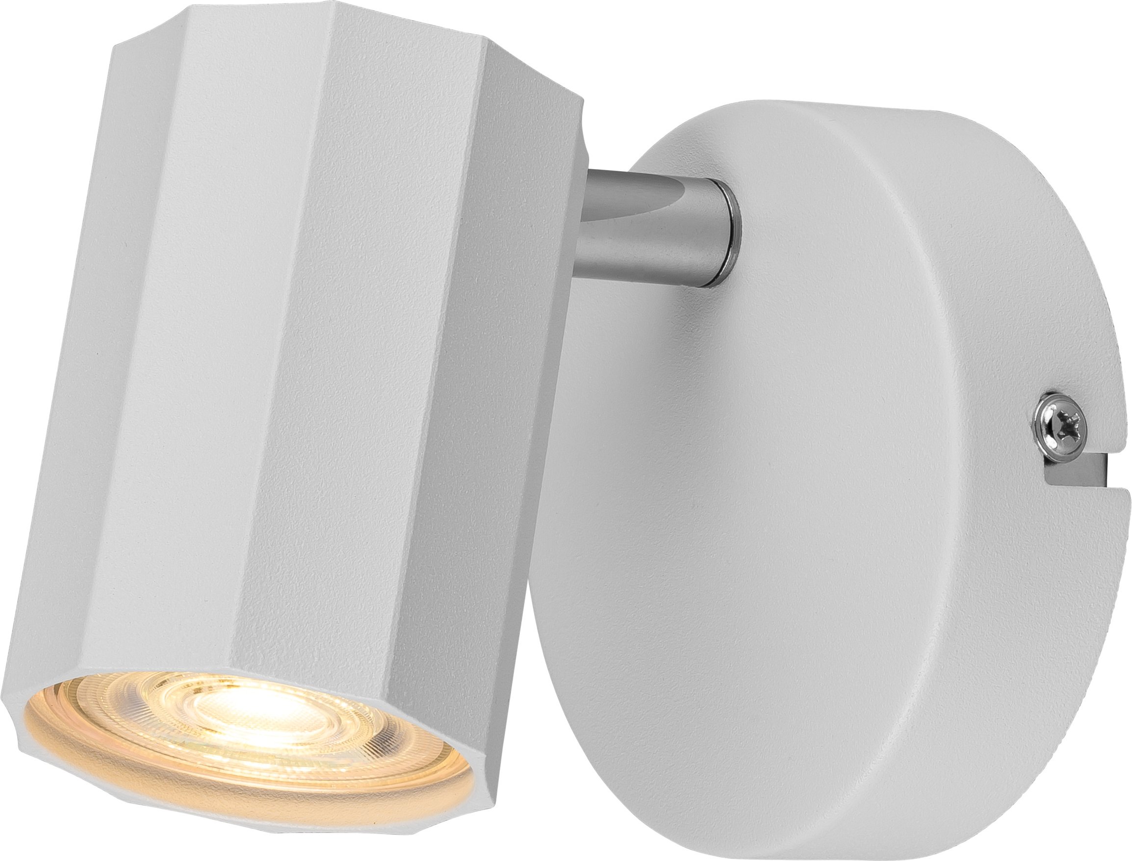 Thumbnail - LIVARNO home Wand-/Deckenleuchte, neig- und schwenkbarer Spot (rund, weiß)