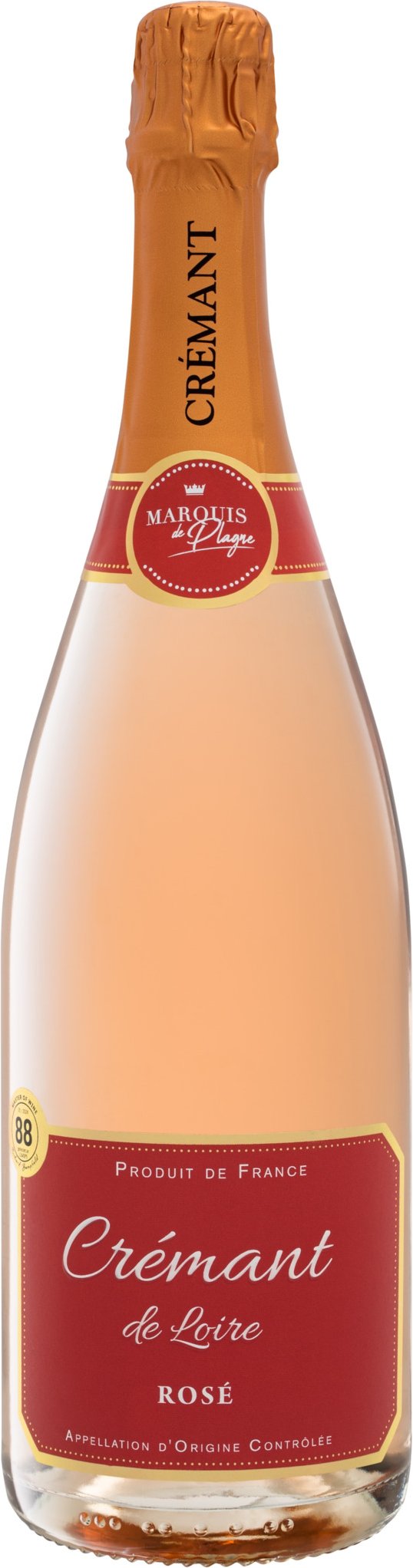 Thumbnail - Crémant de Loire Rosé AOC brut, Schaumwein