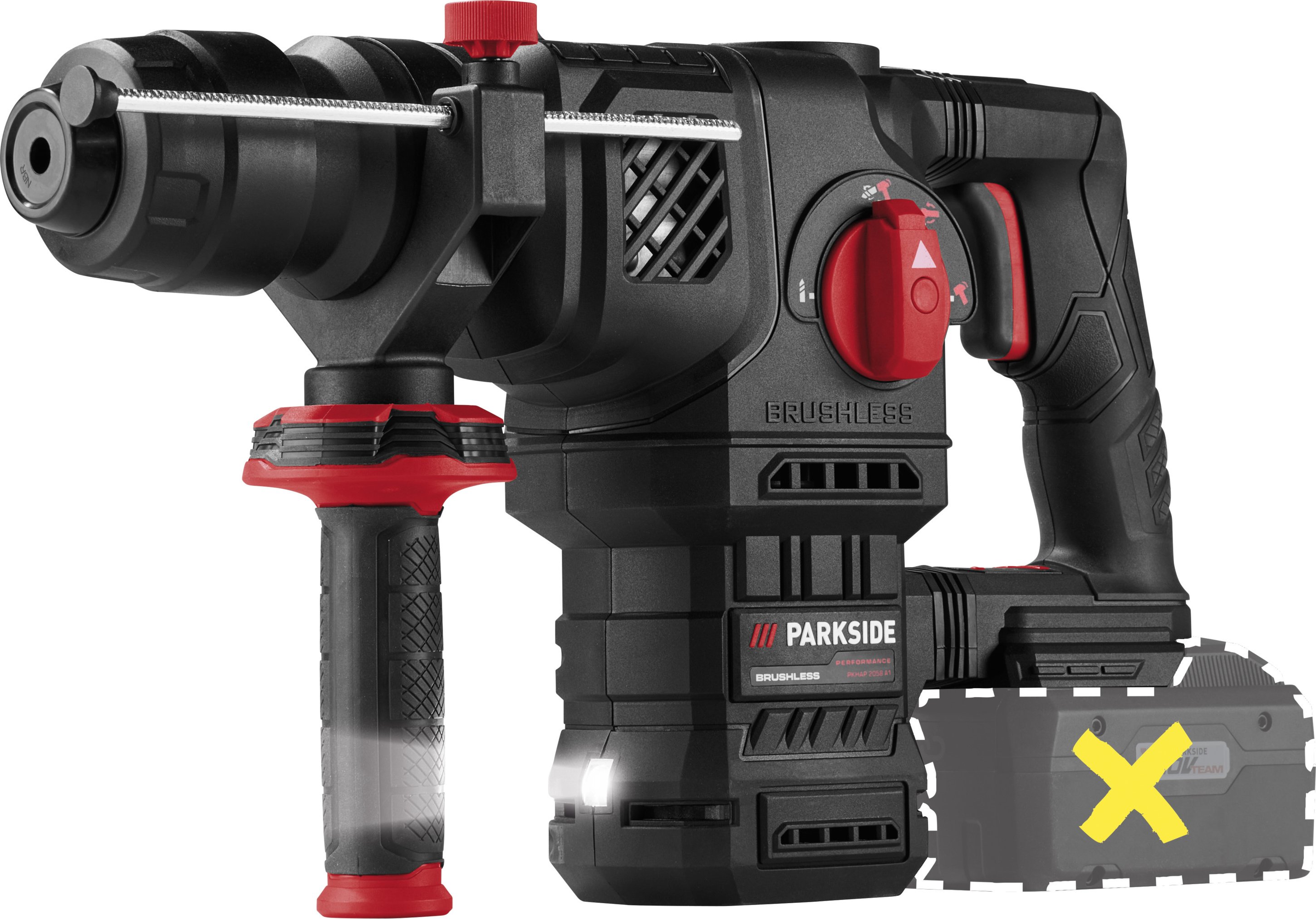 PARKSIDE PERFORMANCE® 20 V Akku-Kombihammer »PKHAP 2058 A1«, ohne Akku und Ladegerät