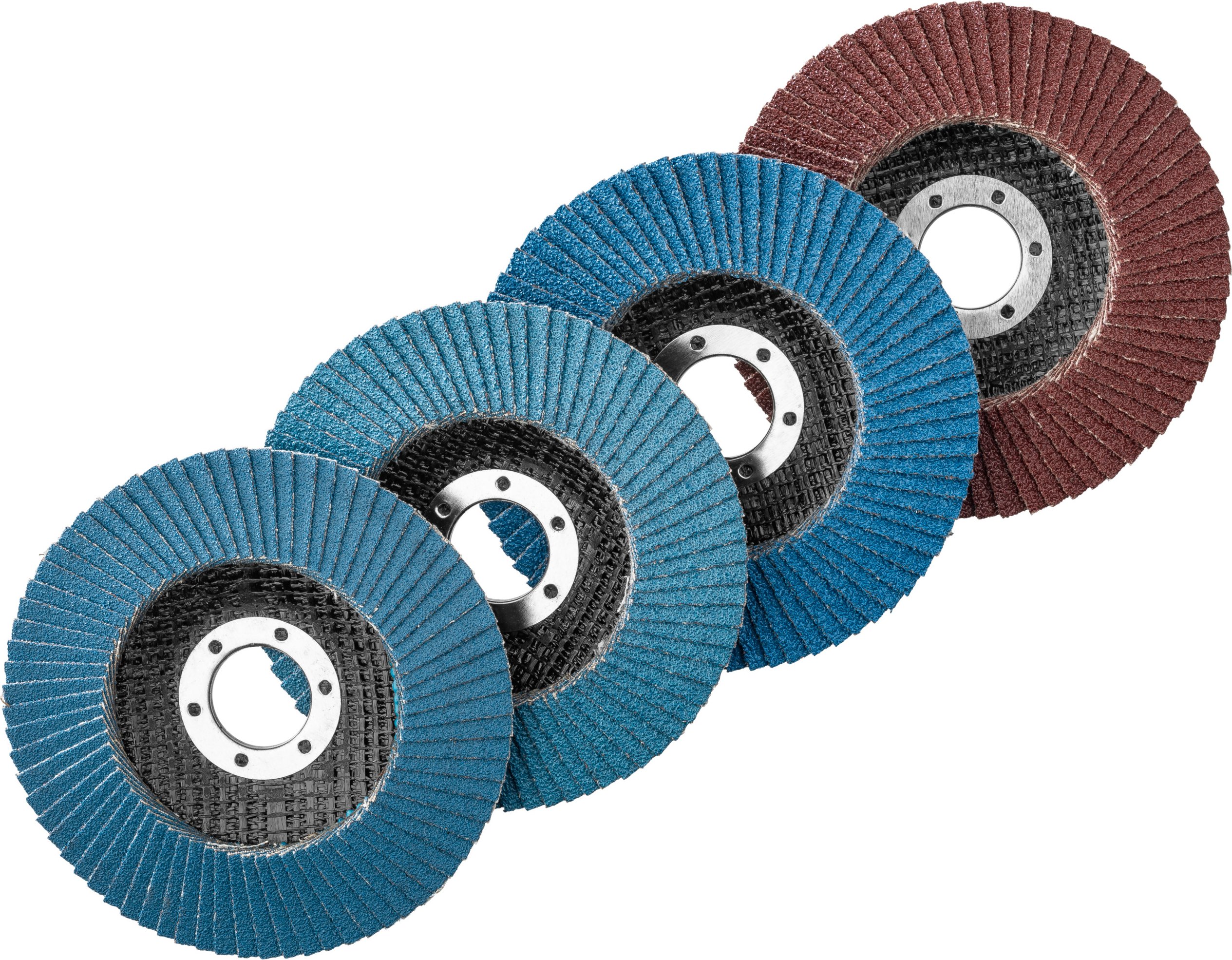 PARKSIDE® Winkelschleiferzubehör, 115 mm (Fächerschleifscheiben 4tlg.)