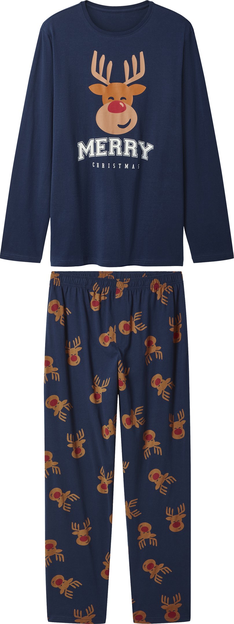 esmara Men Herren Pyjama (Navy, XXL (60/62))