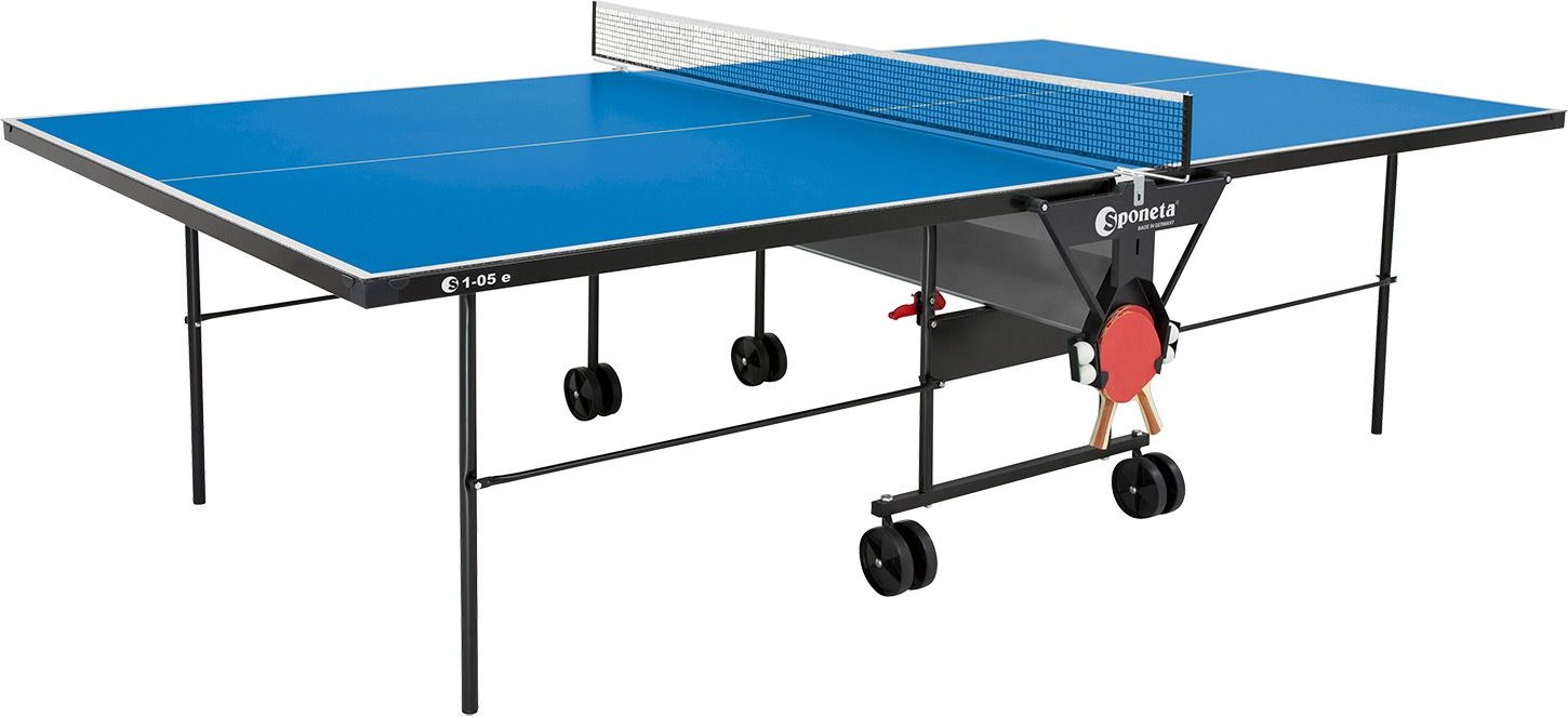 Sponeta Tischtennisplatte inkl. Abdeckhülle (Blau)