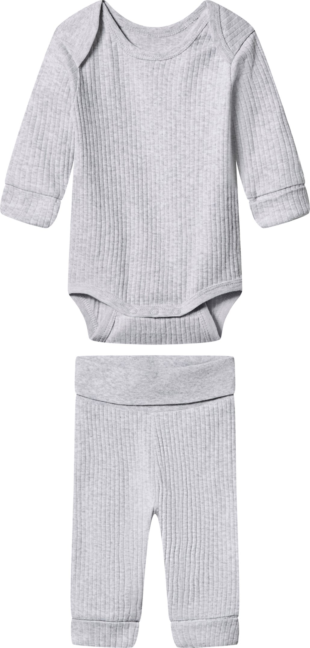 lupilu® Baby Set Body Jogginghose (Hellgrau, 62/68)