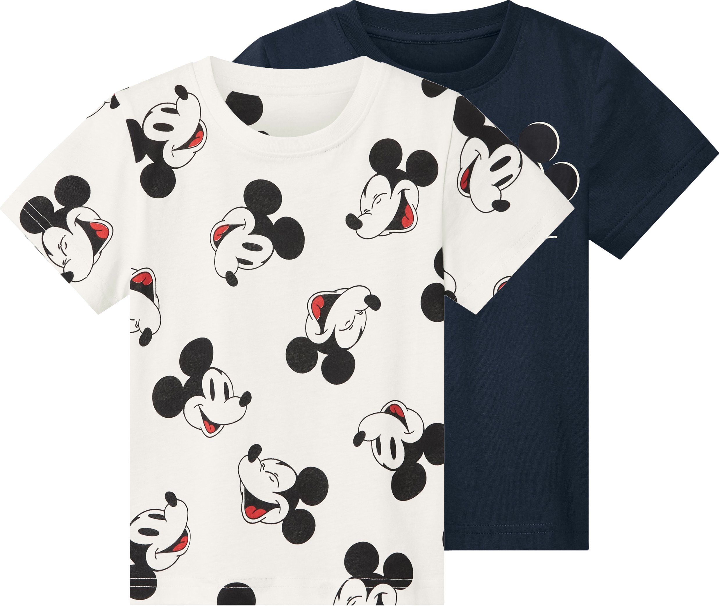 Kleinkinder T-Shirt, 2 Stück (MIckey, 122/128)
