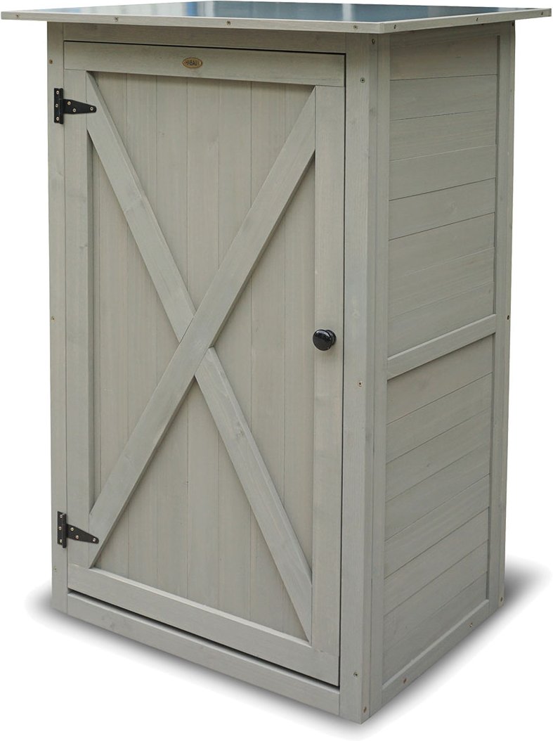 HABAU Gartenschrank »Benno«, 76 x 56 x 117 cm, grau