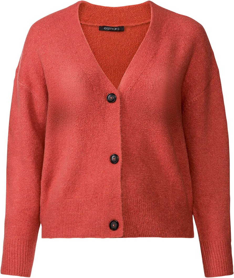 esmara® Damen Cardigan (Rot, XL (48/50))