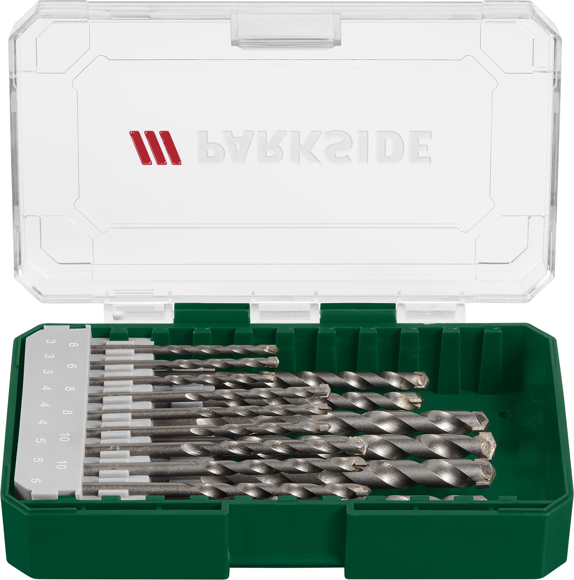 PARKSIDE® Bohrer- und Bit-Set PBB 4 A1 (Steinbohrer Set 15tlg.)