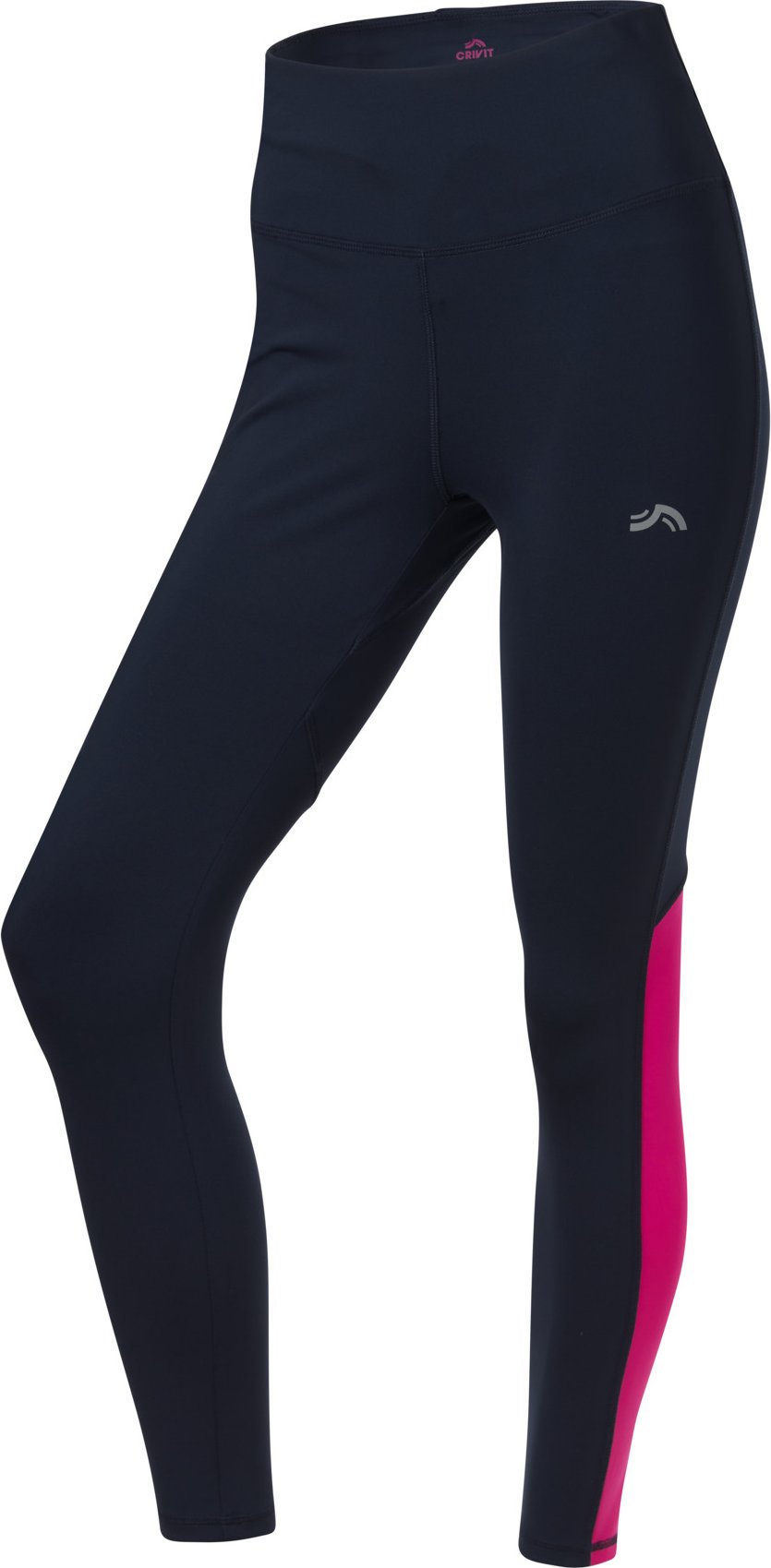 Thumbnail - CRIVIT Damen Funktionstights, mit reflektierenden Deko-Elementen (navy, XS(32/34))