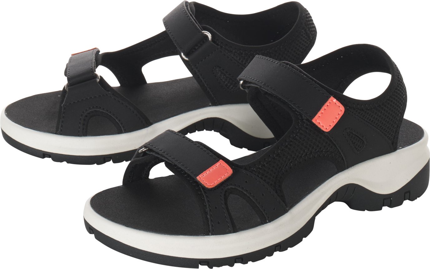 CRIVIT Damen Sandale trekking (Schwarz, 37)
