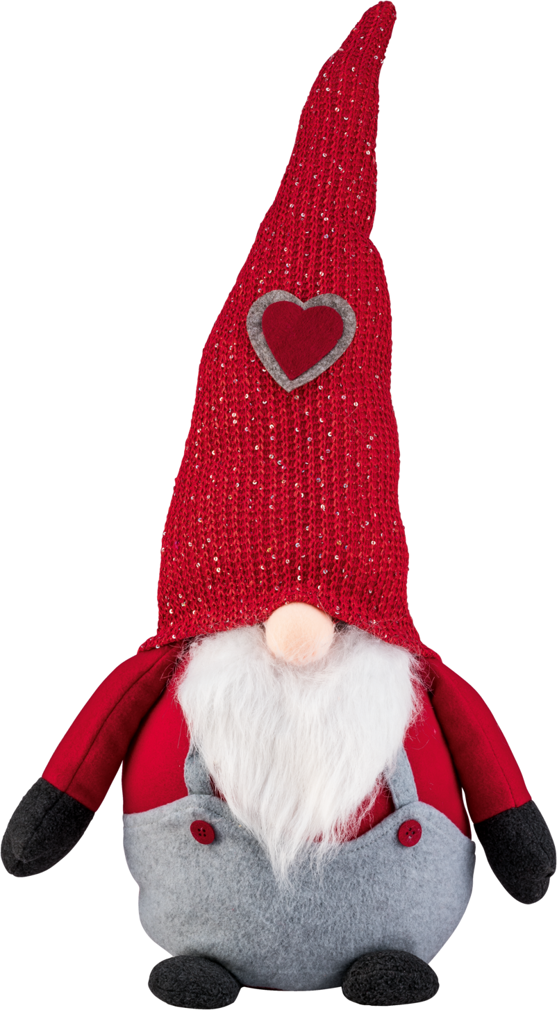 LIVARNO home Deko-Wichtel XXL (rote Zipfelmütze)