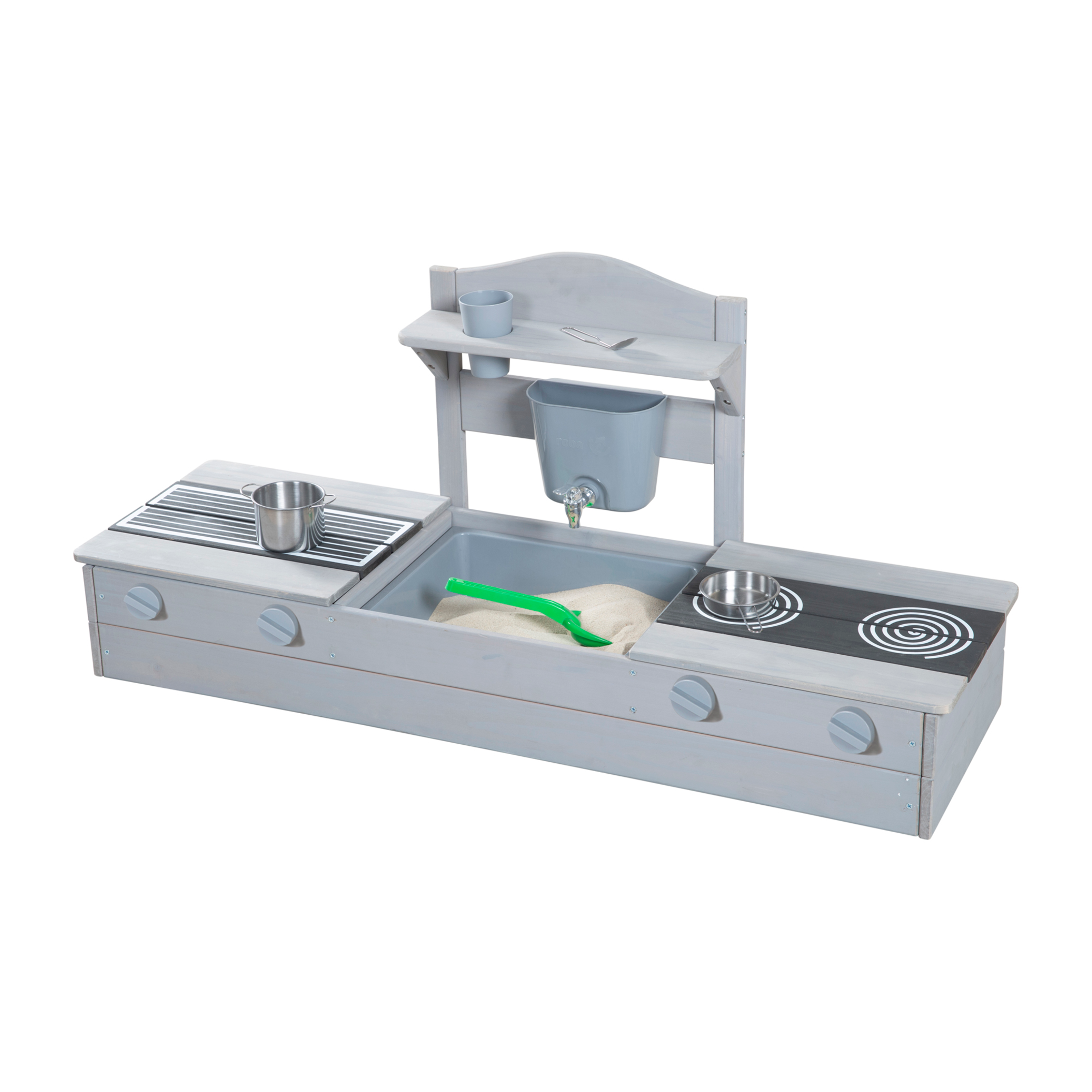 roba Balkonsandkasten mit Matschküche, 2in1
