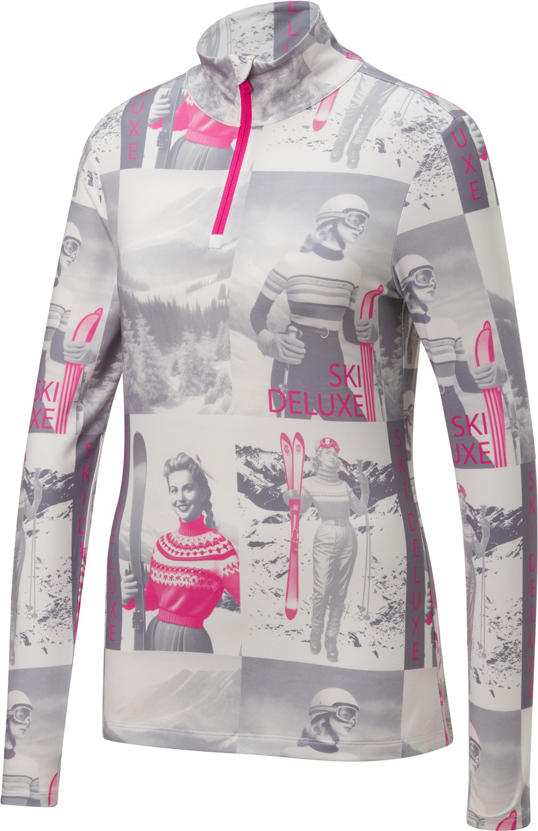 Thumbnail - CRIVIT Damen Funktionsshirt (Weiß/Rosa, L(44/46))