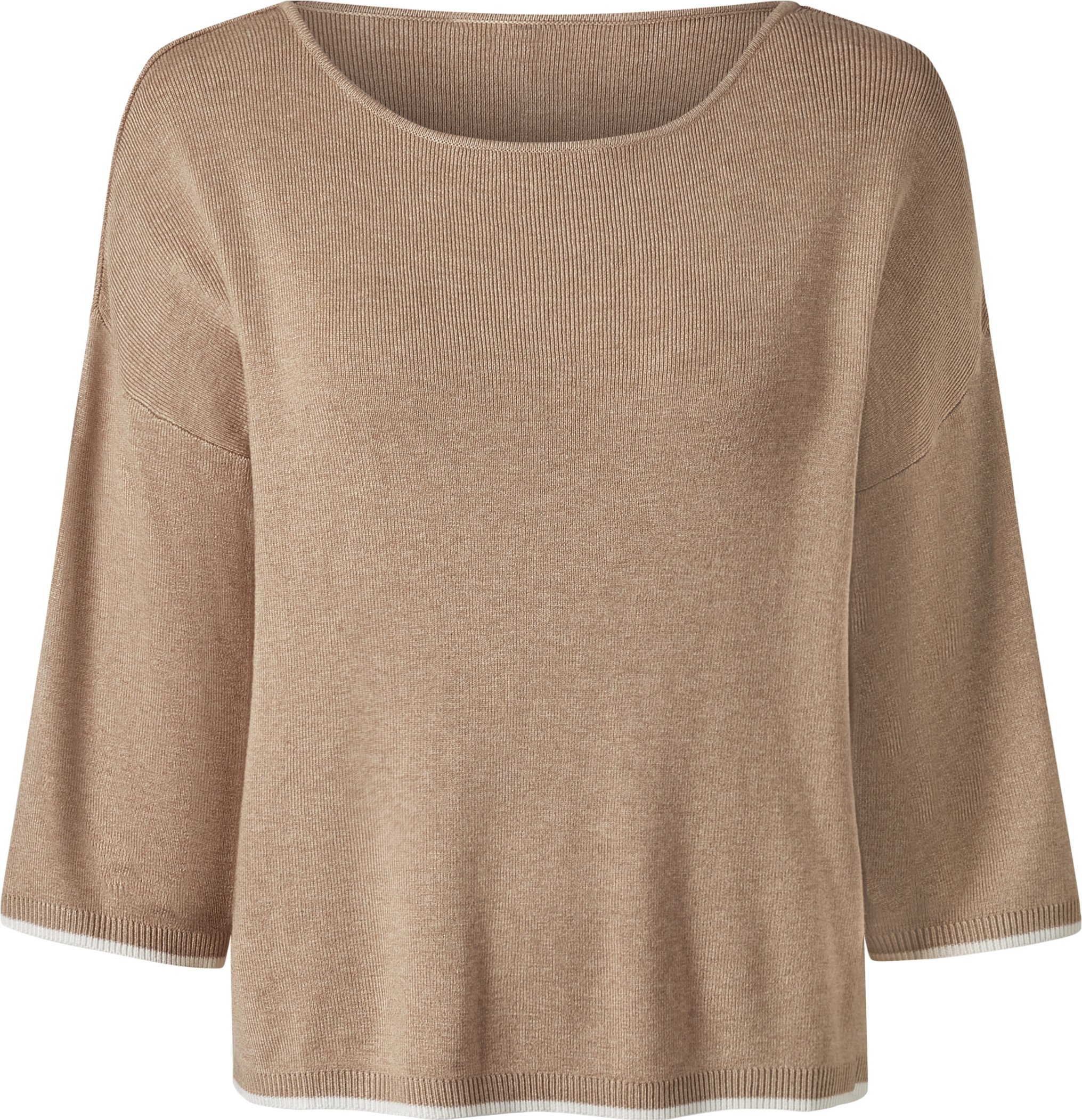 Thumbnail - esmara® Damen Strickpullover, mit 3/4-Ärmeln (Beige, M(40/42))