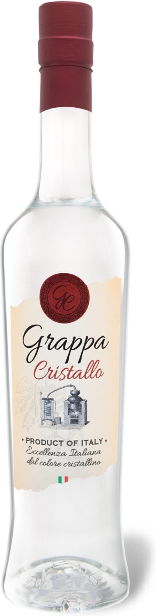 Grappa Cristallo 38% Vol - Mindestbestellmenge 3
