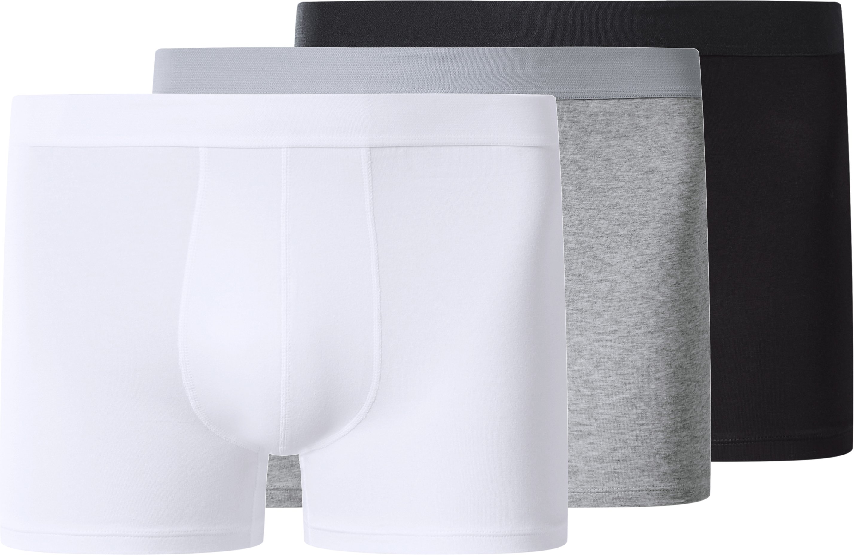 esmara Men Herren Boxer, 3 Stück (schwarz/grau/weiß, 10/4XL)