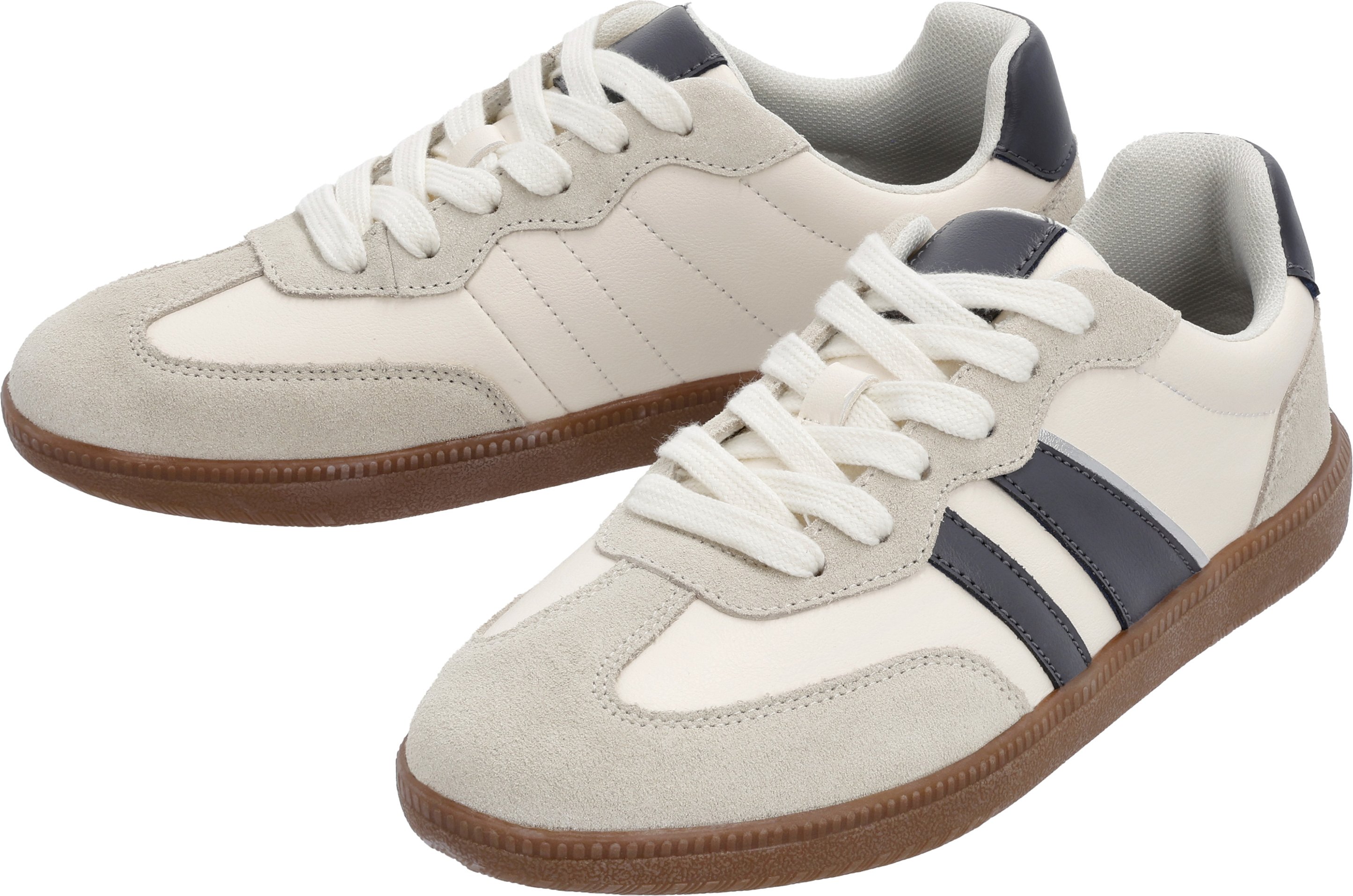 esmara® Damen Sneaker (Weiß/Grau, 39)