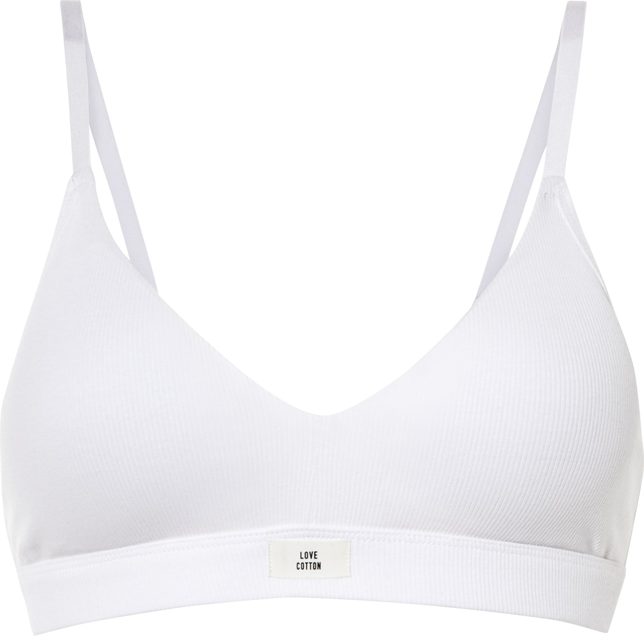 Thumbnail - esmara® Damen Bustier Doppelripp (Weiß, L (44/46))