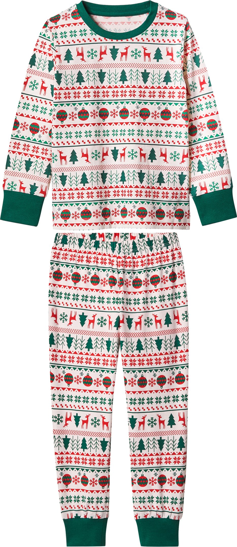 lupilu® Kinder-Pyjama (Weiß, 110/116)