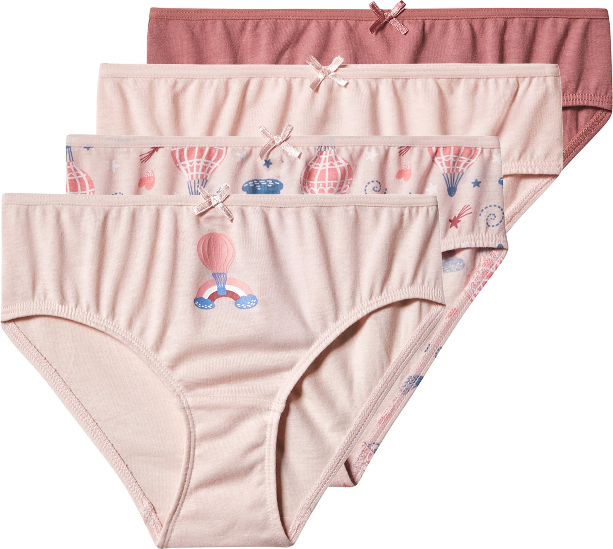 Thumbnail - lupilu® Kinder Slips, 4 Stück (Rosé, 98/104)