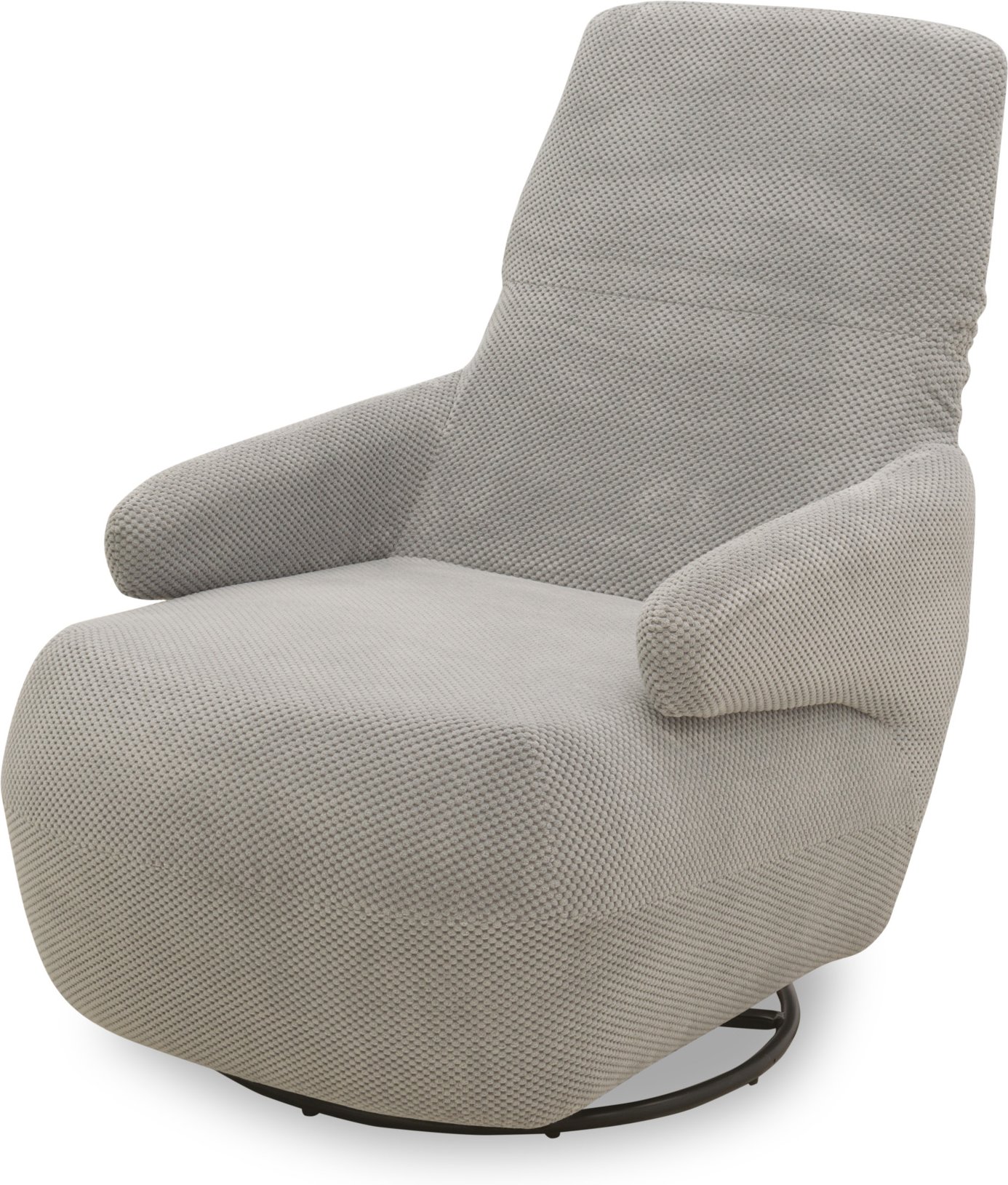 Domo Sessel »Saintes«, mit Drehfunktion und verstellbarer Rückenlehne (Hellgrau)