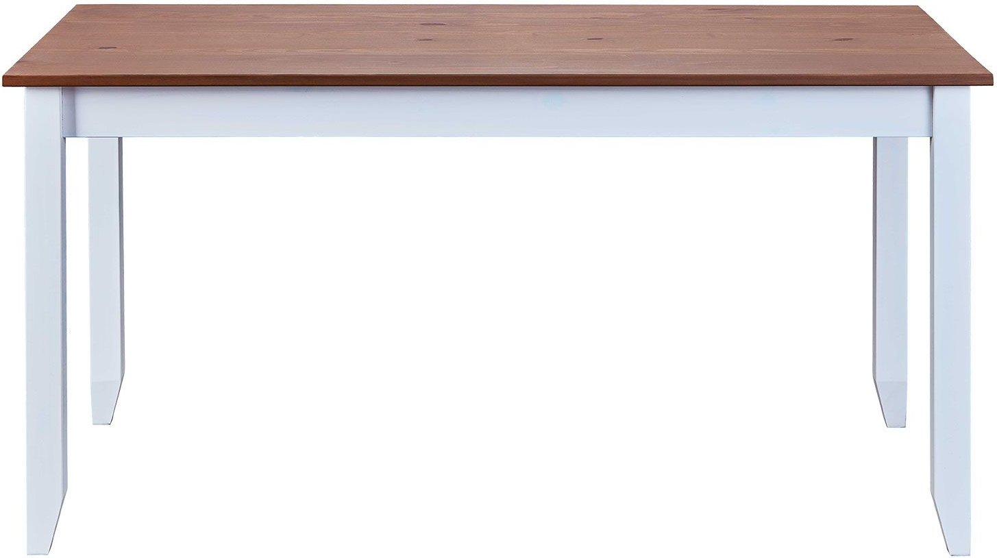 Inter Link Esstisch Westerland (weiß, sepia/braun)