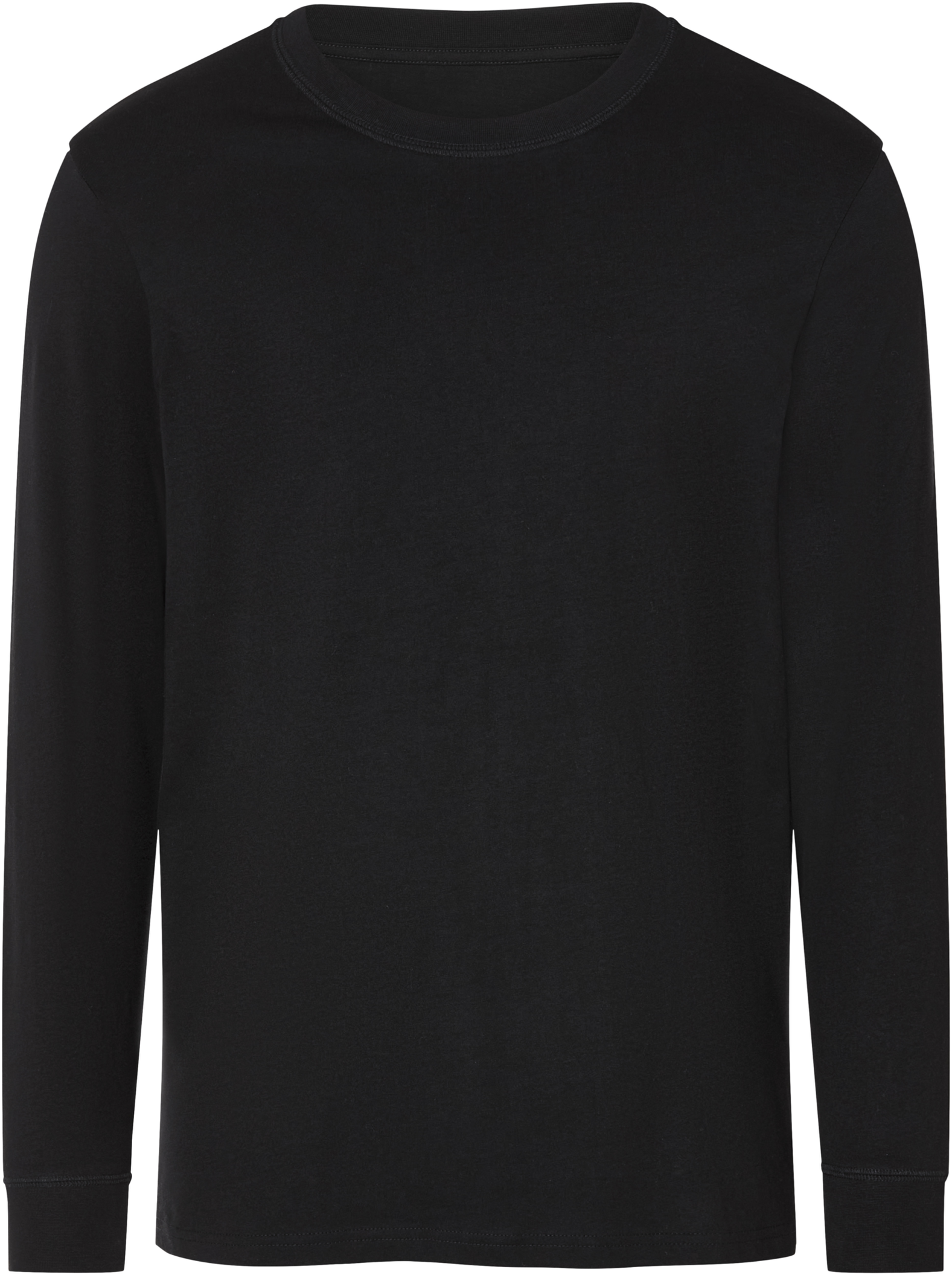 Thumbnail - esmara Men Herren Langarmshirt, körpernah geschnitten (Schwarz, M (48/50))