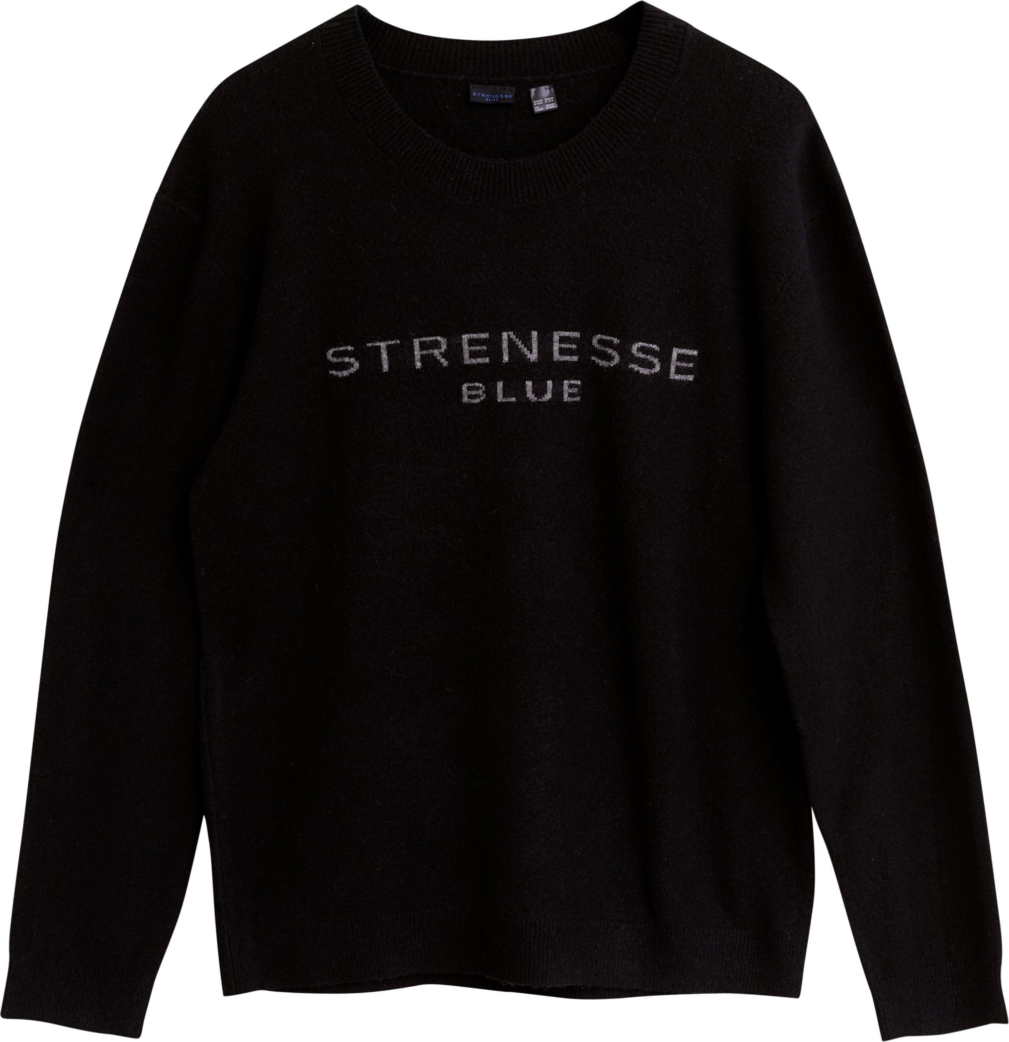 Strenesse Blue Herren Strickpullover (Schwarz, M)