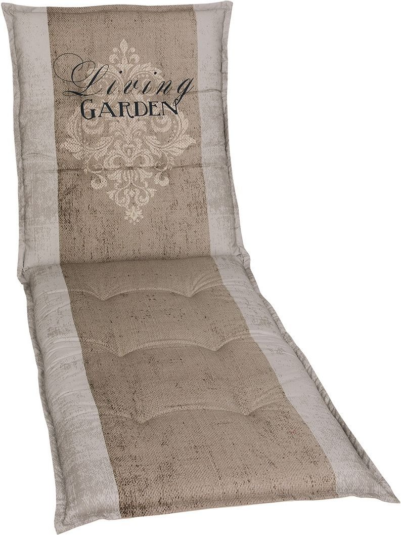 GO-DE Textil Gartenauflage Living Garden (Rollliege, Beige)