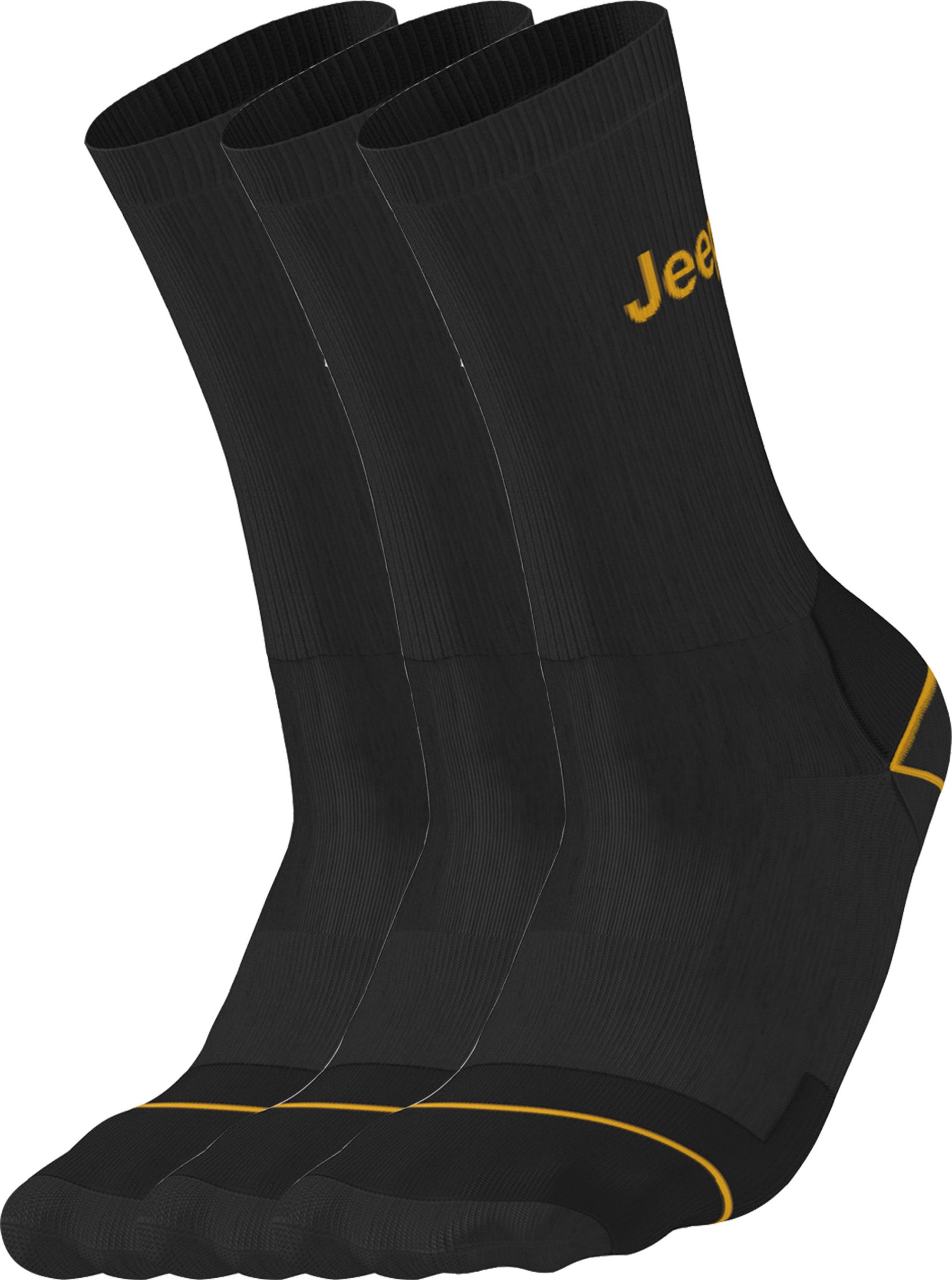 Herren Arbeitssocken, 3 Stück (Schwarz, 43-46)