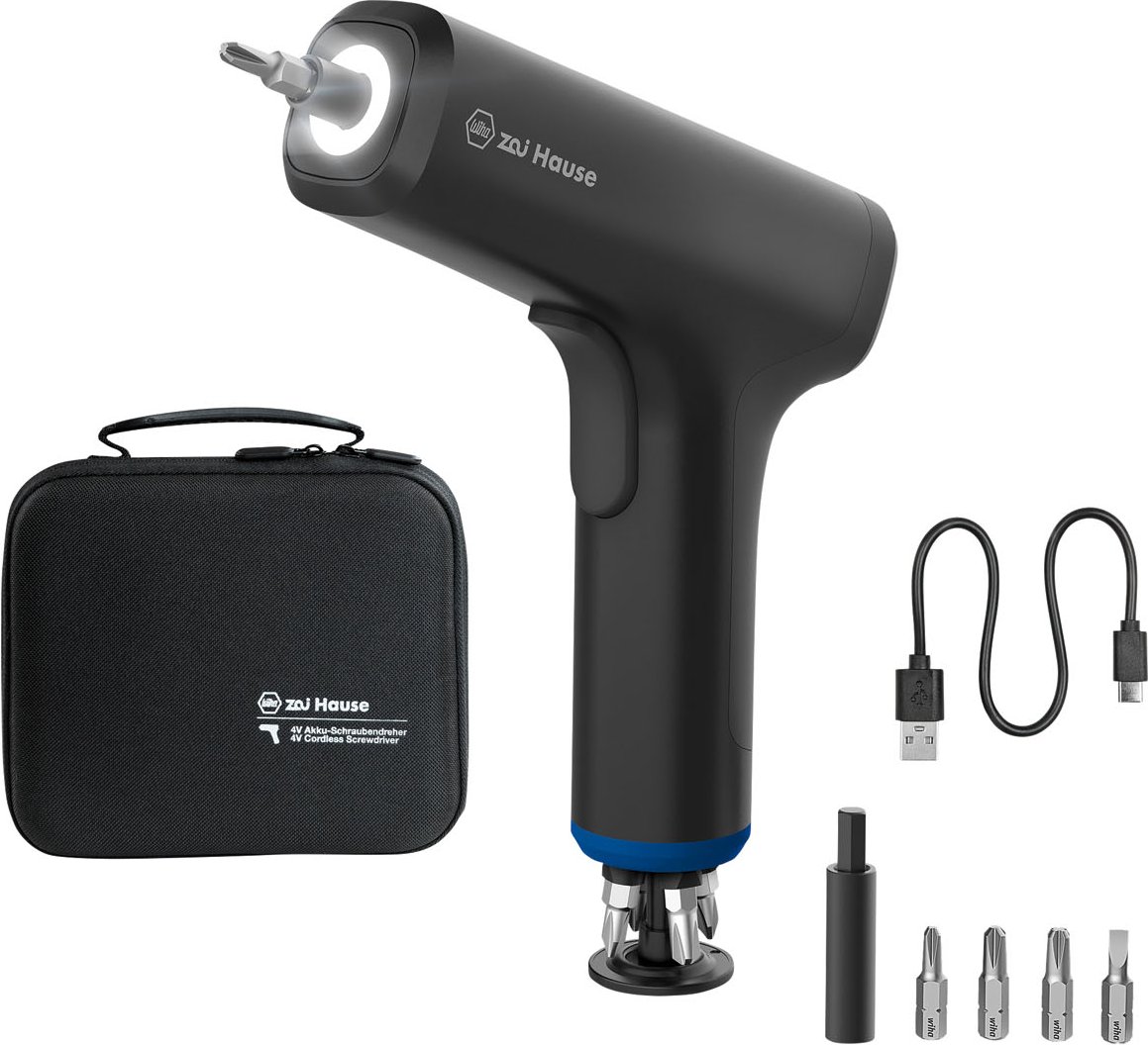 Wiha 4V Akkuschrauber »zai Hause«, mit 4 Bits