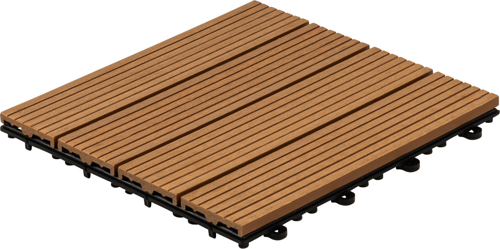 HOME DELUXE WPC Holzfliesen (1m², Teak)